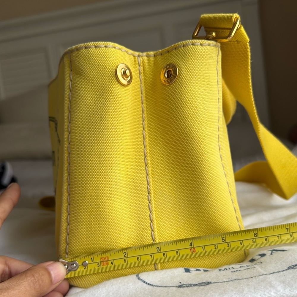 Prada Canapa Girasole 🌻 Small 2 way bag - Picture 15 of 17